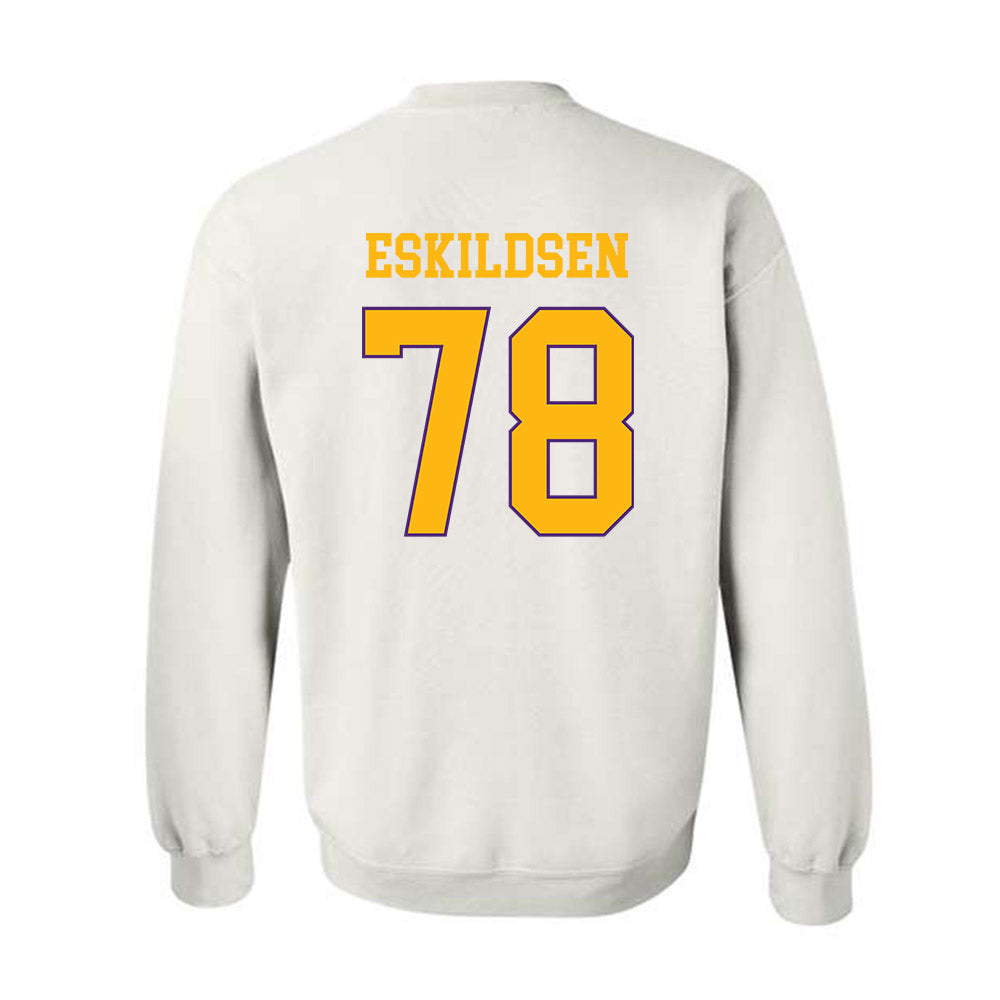 Northern Iowa - NCAA Football : Colby Eskildsen - Classic Shersey Crewneck Sweatshirt-1
