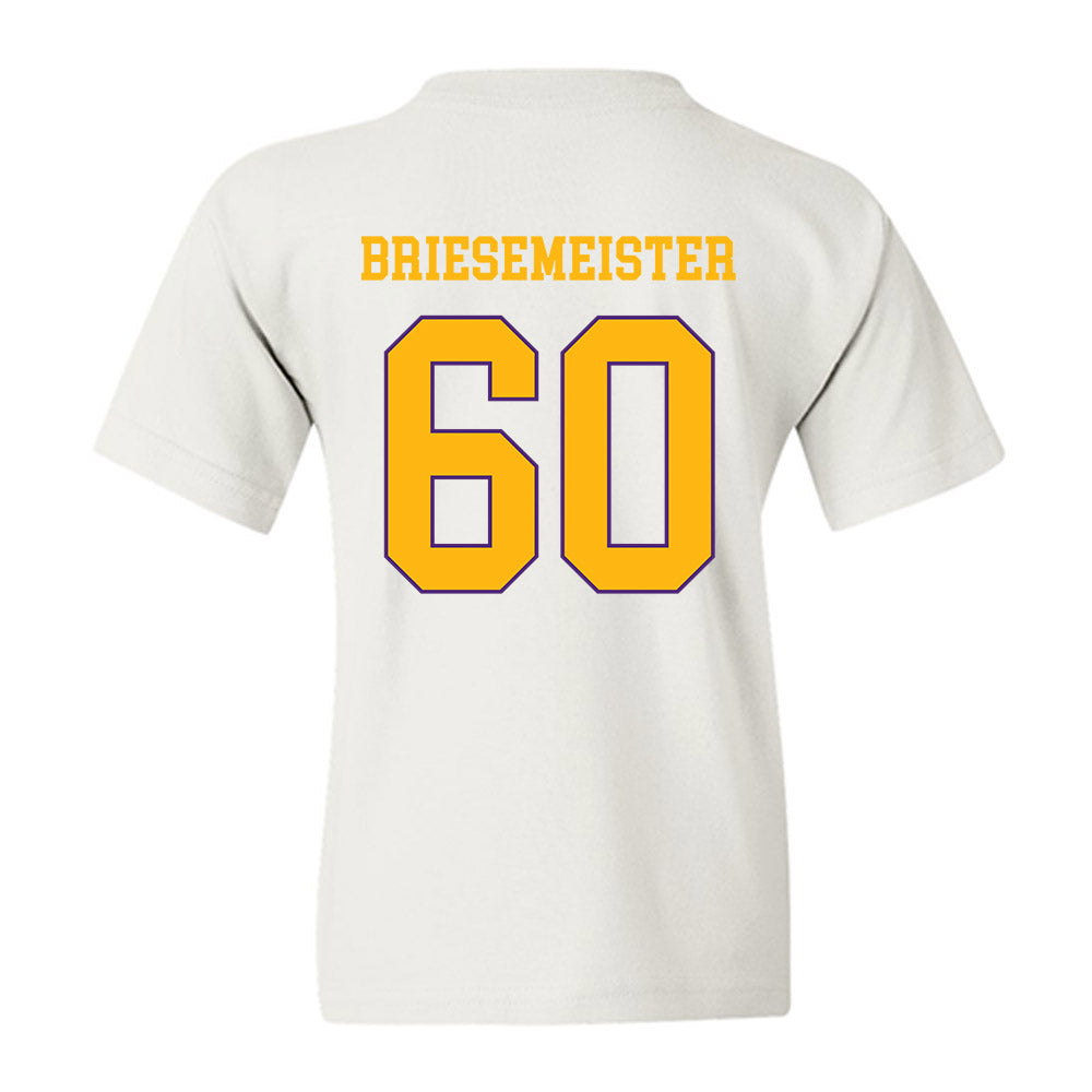 Northern Iowa - NCAA Football : Joe Briesemeister - Classic Shersey Youth T-Shirt-1
