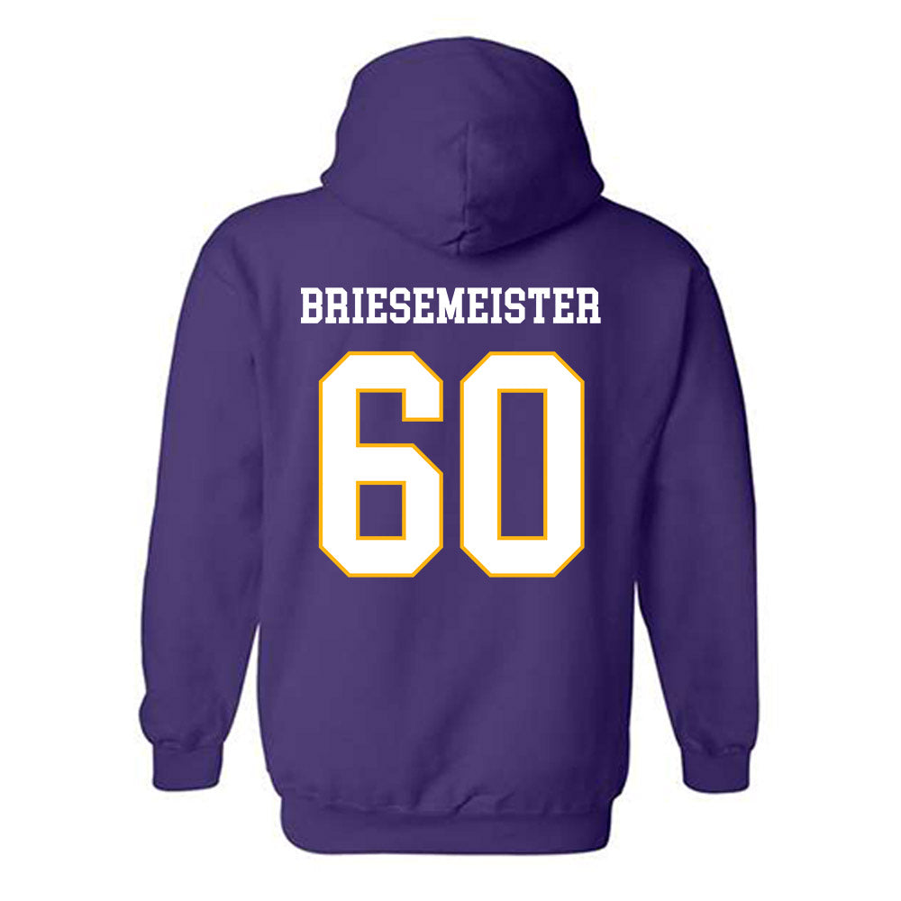 Northern Iowa - NCAA Football : Joe Briesemeister - Classic Shersey Hooded Sweatshirt-1