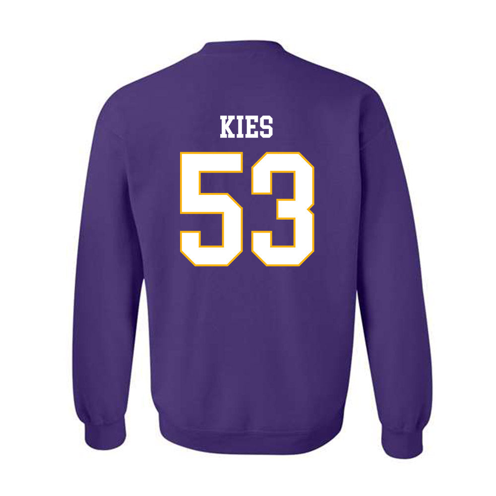 Northern Iowa - NCAA Football : Jarrett Kies - Classic Shersey Crewneck Sweatshirt-1