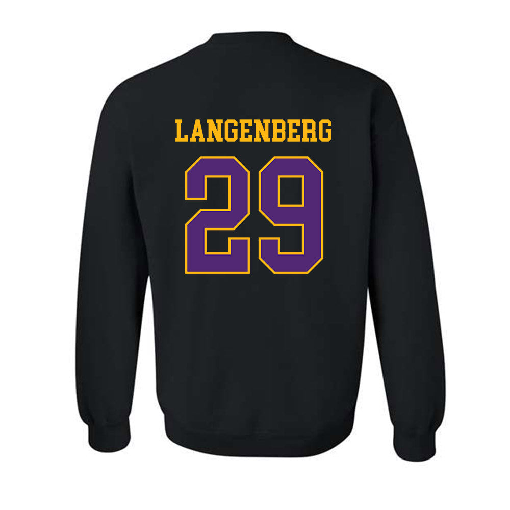 Northern Iowa - NCAA Football : Tucker Langenberg - Classic Shersey Crewneck Sweatshirt-1