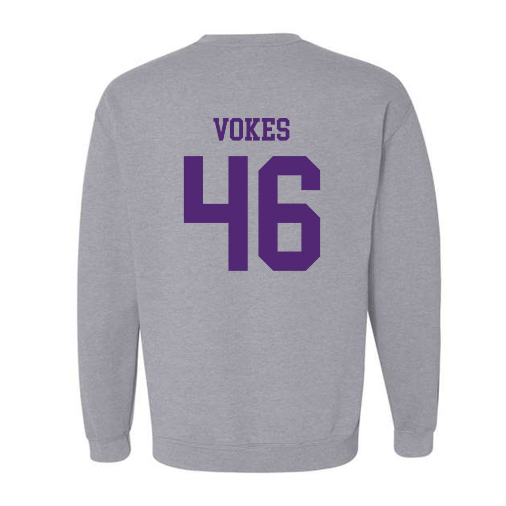 Northern Iowa - NCAA Football : Tiernan Vokes - Classic Shersey Crewneck Sweatshirt-1