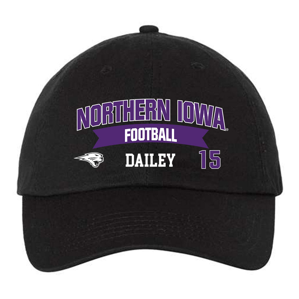 Northern Iowa - NCAA Football : Jaxon Dailey - Dad Hat-0