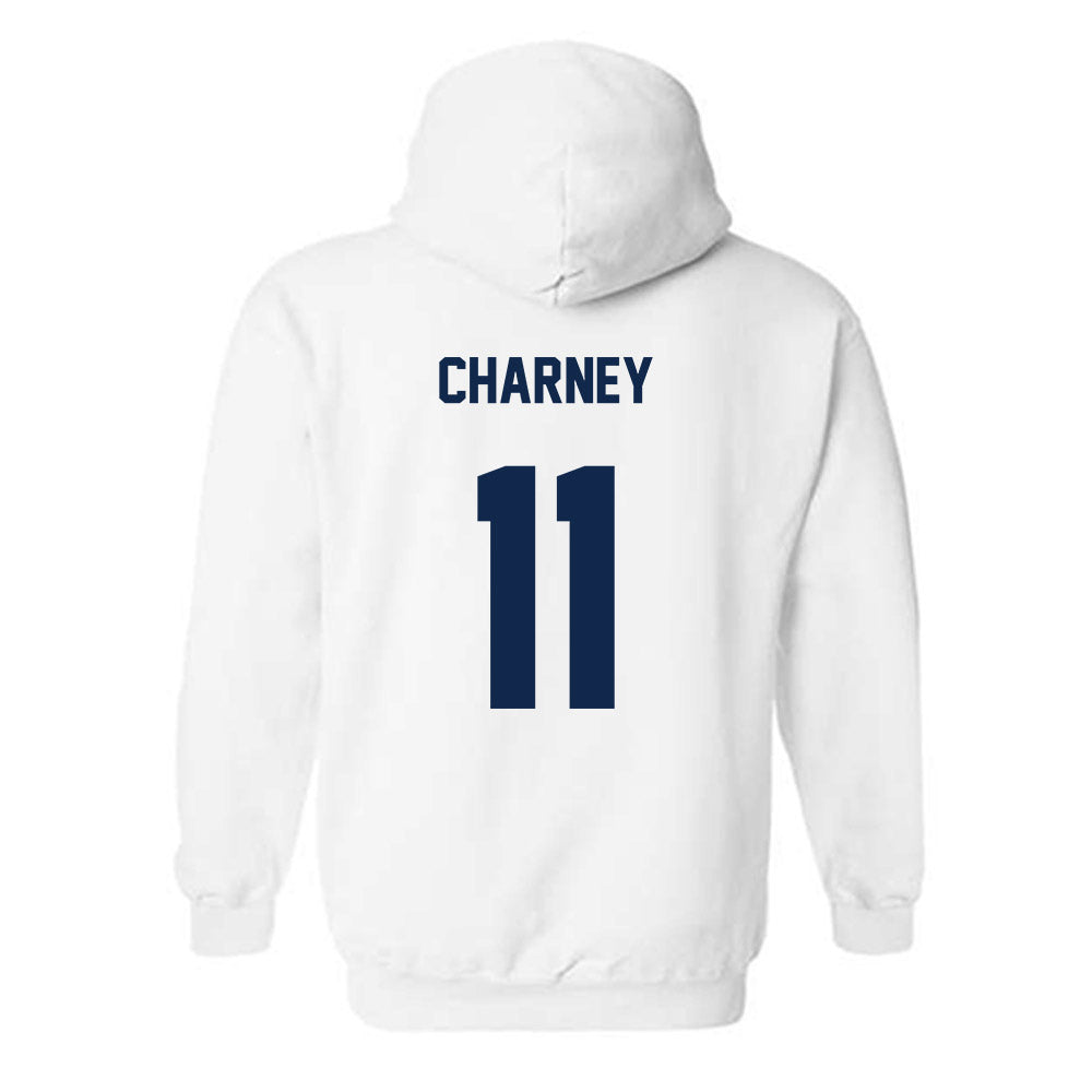 BU - NCAA Baseball : Drew Charney - Classic Shersey Hooded Sweatshirt
