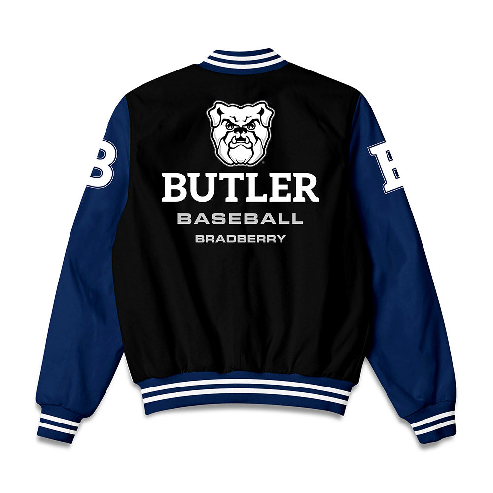 Butler - NCAA Baseball : Grayson Bradberry - Bomber Jacket-1