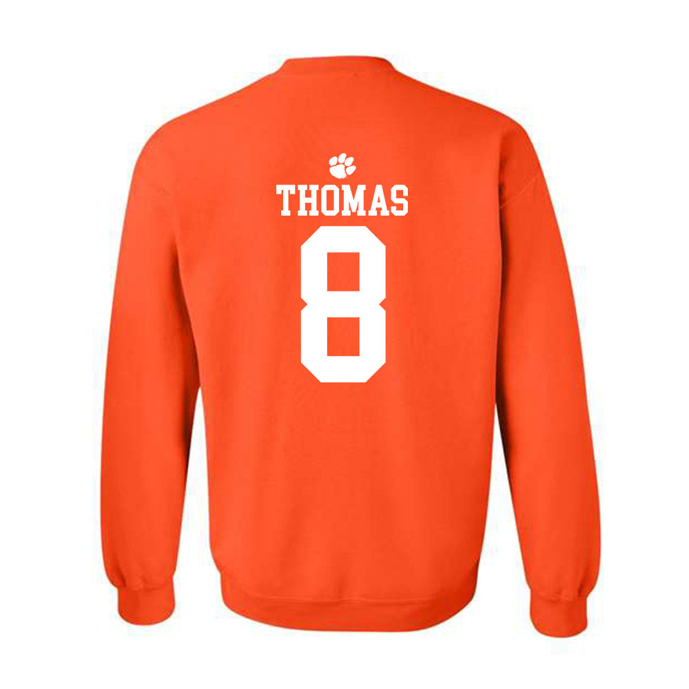 Clemson - NCAA Men's Basketball : Dallas Thomas - Sports Shersey Crewneck Sweatshirt-1