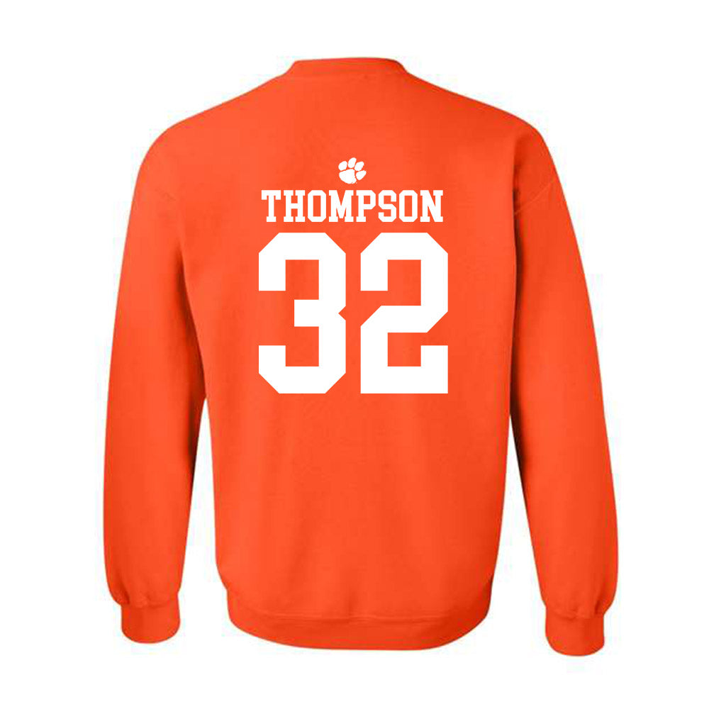 Clemson - NCAA Women's Basketball : Raven Thompson - Sports Shersey Crewneck Sweatshirt-1