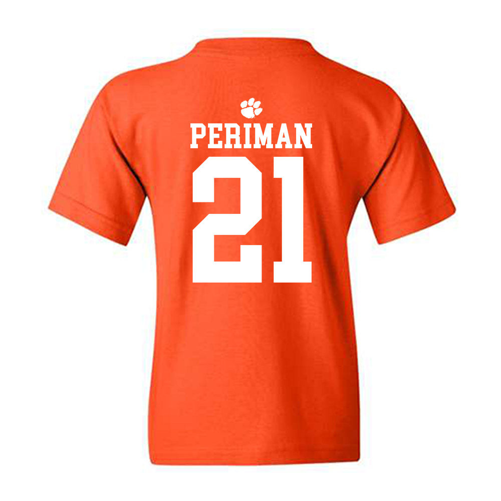Clemson - NCAA Women's Basketball : Hadley Periman - Sports Shersey Youth T-Shirt-1
