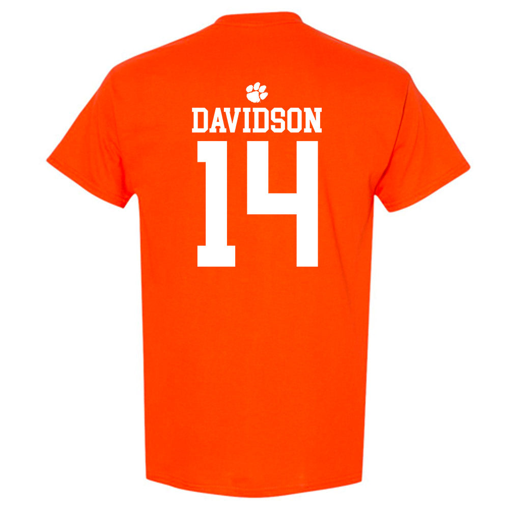 Clemson - NCAA Men's Basketball : Blake Davidson - Sports Shersey T-Shirt-1