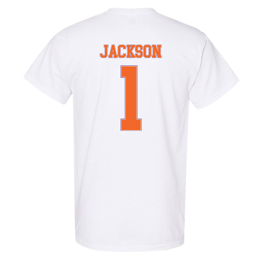 Clemson - NCAA Women's Basketball : Amaia Jackson - Sports Shersey T-Shirt-1