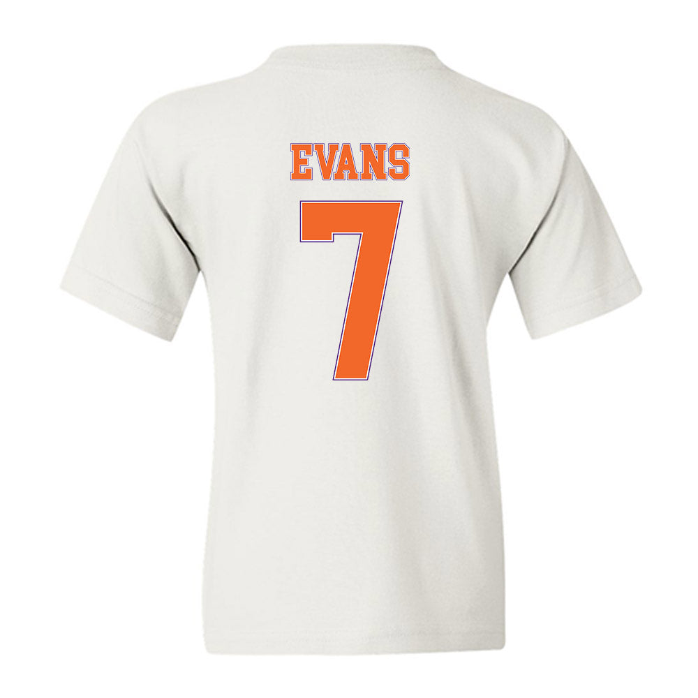 Clemson - NCAA Women's Basketball : Summah Evans - Sports Shersey Youth T-Shirt-1
