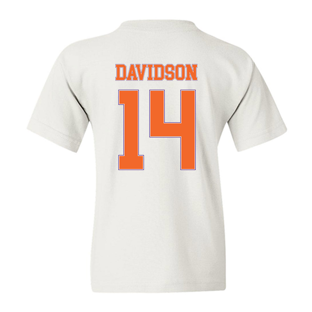 Clemson - NCAA Men's Basketball : Blake Davidson - Sports Shersey Youth T-Shirt-1