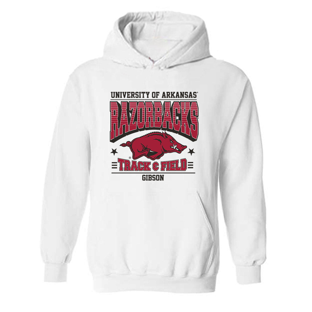 Arkansas - NCAA Women's Track & Field : Jayda Gibson - Sports Shersey Hooded Sweatshirt-0