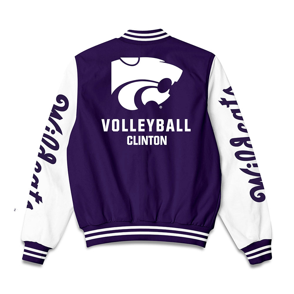 Kansas State - NCAA Women's Volleyball : Aniya Clinton - Bomber Jacket