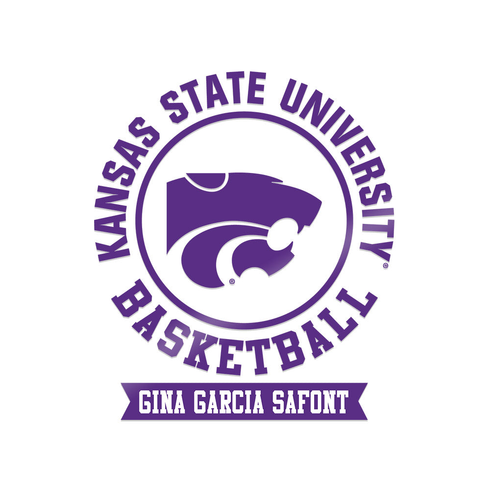Kansas State - NCAA Women's Basketball : Gina Garcia Safont - Sticker-0