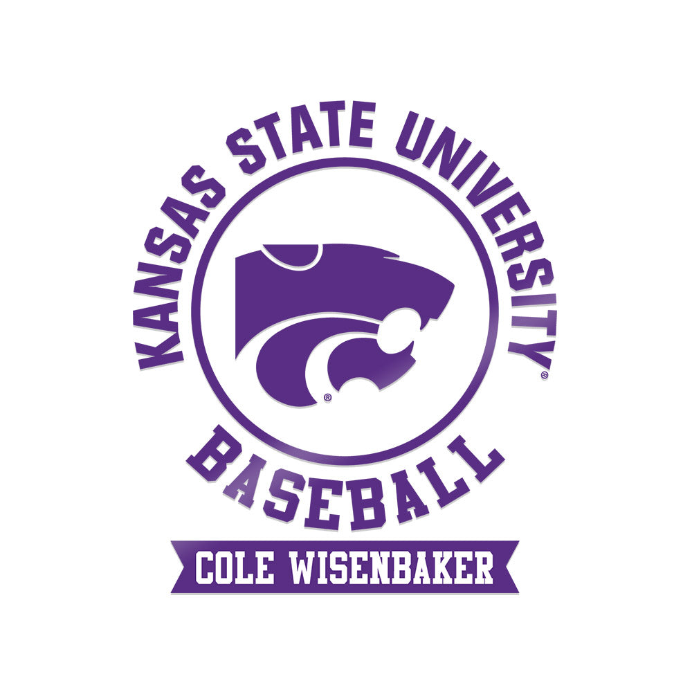 Kansas State - NCAA Baseball : Cole Wisenbaker - Sticker-0