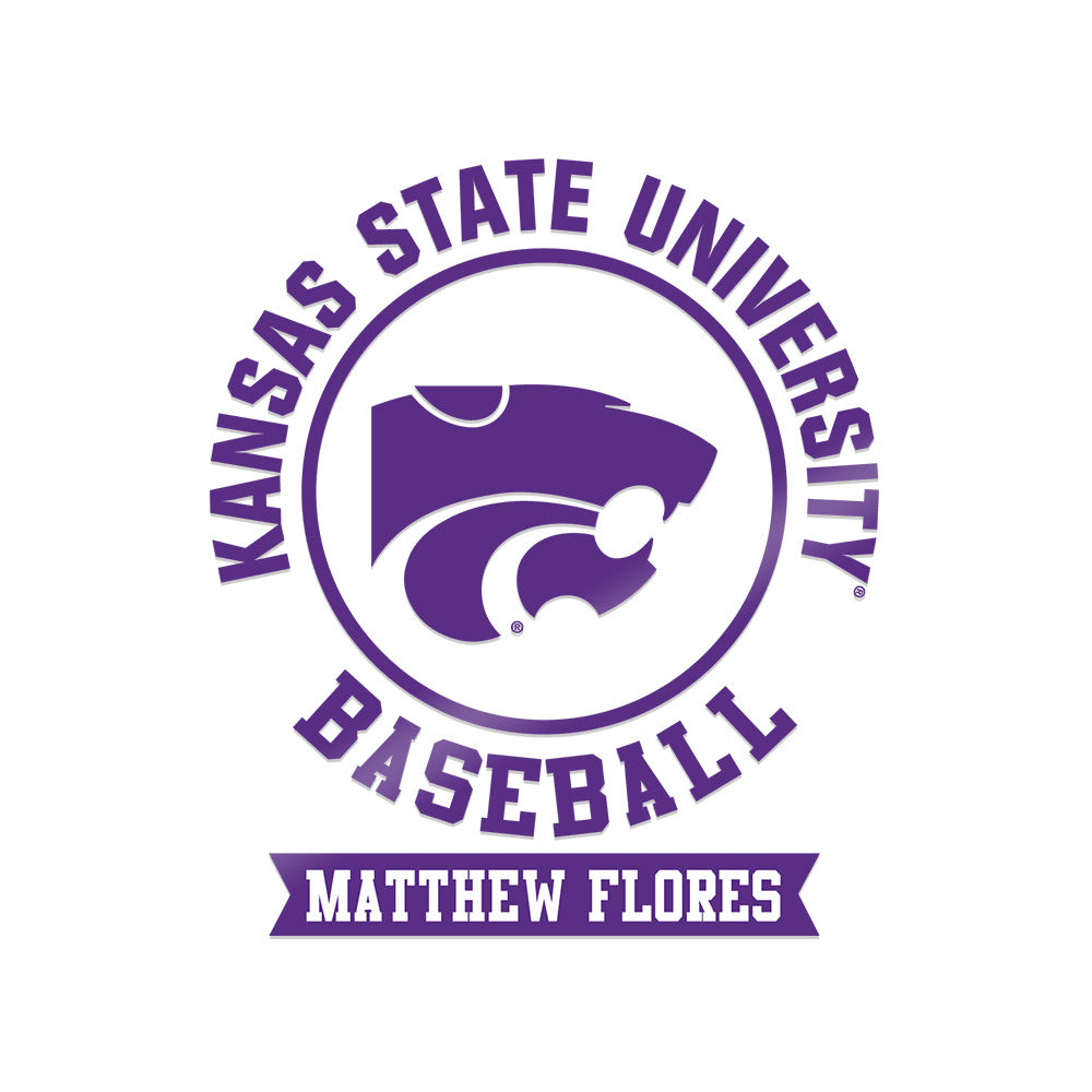 Kansas State - NCAA Baseball : Matthew Flores - Sticker-0