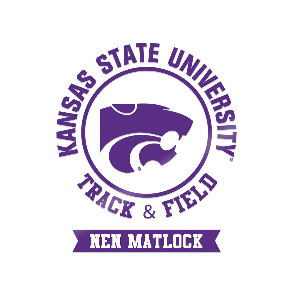 Kansas State - NCAA Men's Track & Field : Nen Matlock - Sticker-0