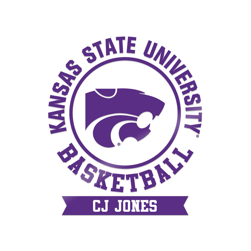 Kansas State - NCAA Men's Basketball : CJ Jones - Sticker-0