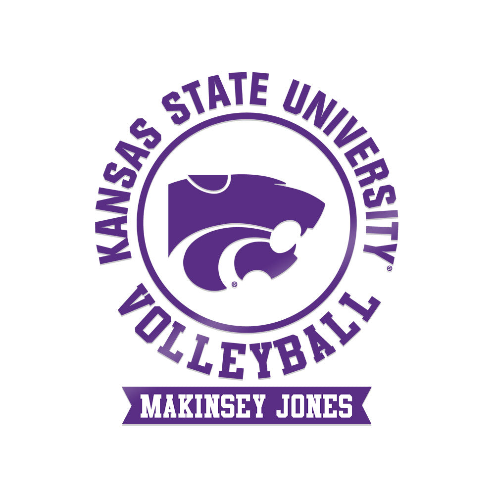 Kansas State - NCAA Women's Volleyball : Makinsey jones - Sticker-0