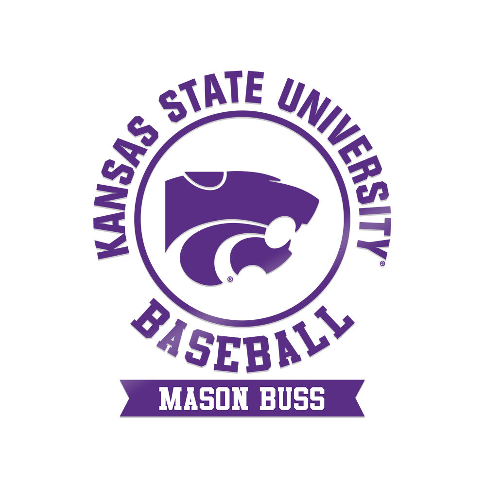 Kansas State - NCAA Baseball : Mason Buss - Sticker-0