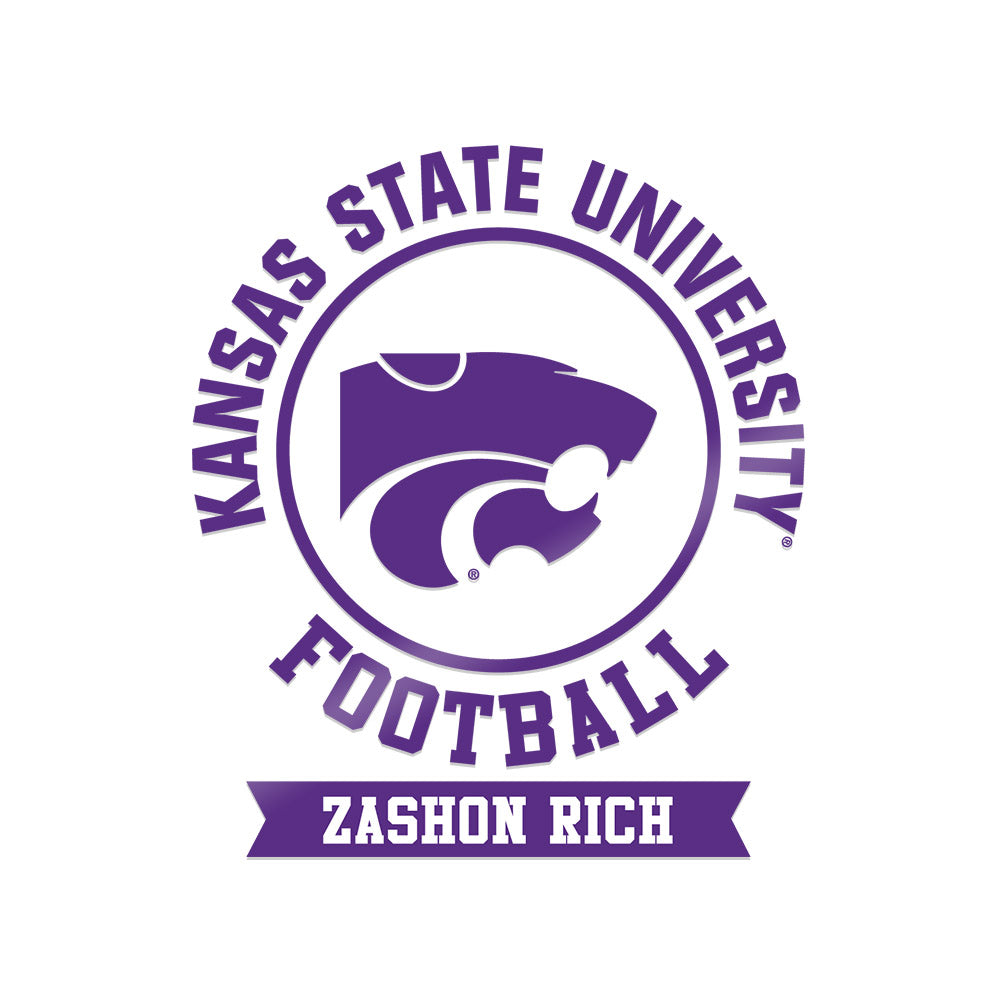 Kansas State - NCAA Football : Zashon Rich - Sticker-0