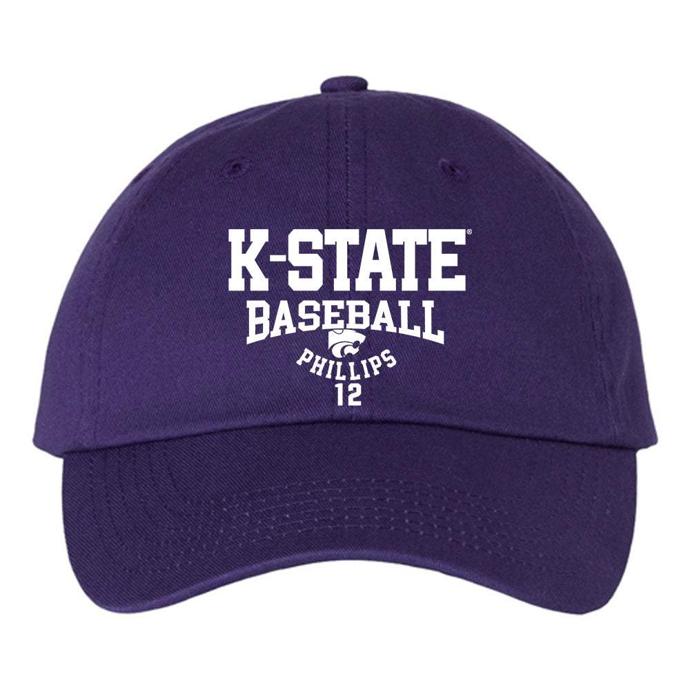 Kansas State - NCAA Baseball : Cayden Phillips - Classic Dad Hat
