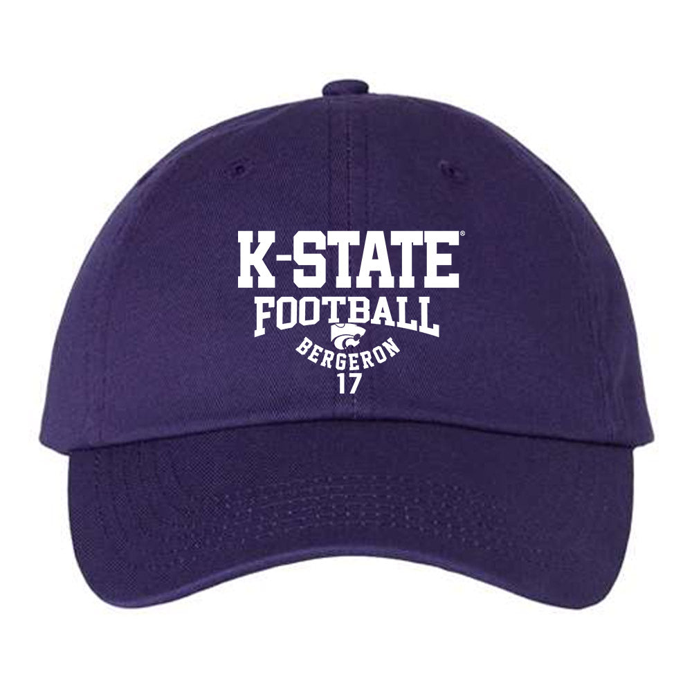 Kansas State - NCAA Football : Mikey Bergeron - Classic Dad Hat