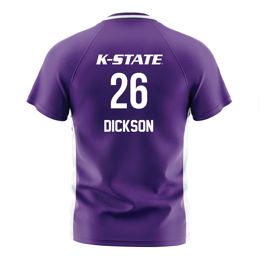 Kansas State - NCAA Women's Soccer : Paige Dickson - Purple Soccer Jersey