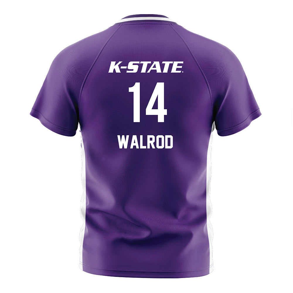 Kansas State - NCAA Women's Soccer : Reece Walrod - Purple Soccer Jersey