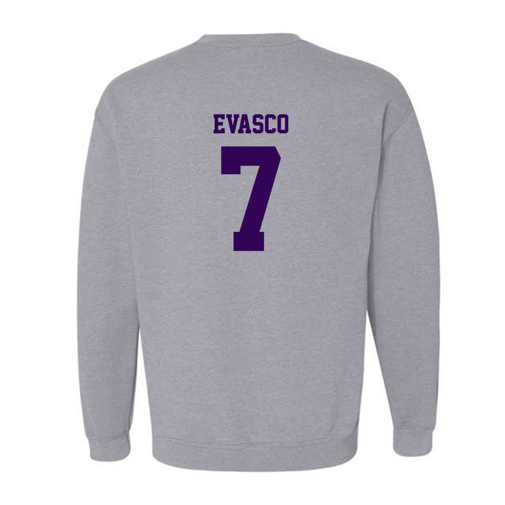 Kansas State - NCAA Baseball : Aj Evasco - Sports Shersey Crewneck Sweatshirt-1