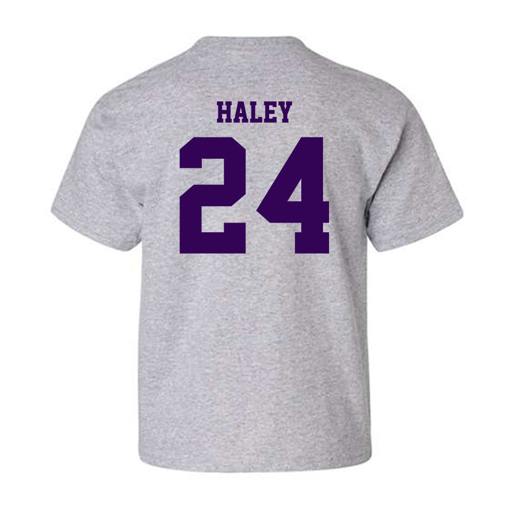 Kansas State - NCAA Baseball : Austin Haley - Sports Shersey Youth T-Shirt-1