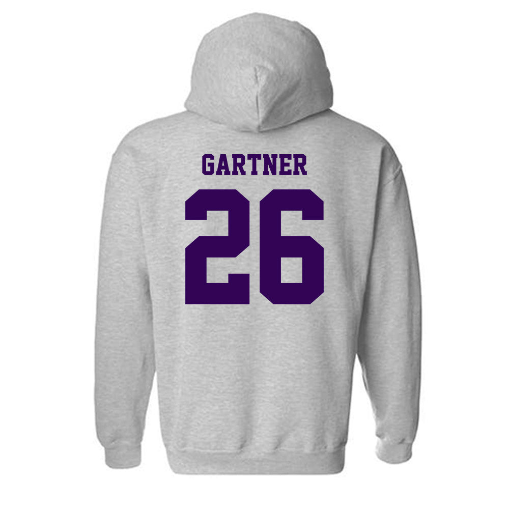 Kansas State - NCAA Baseball : Noah Gartner - Sports Shersey Hooded Sweatshirt-1