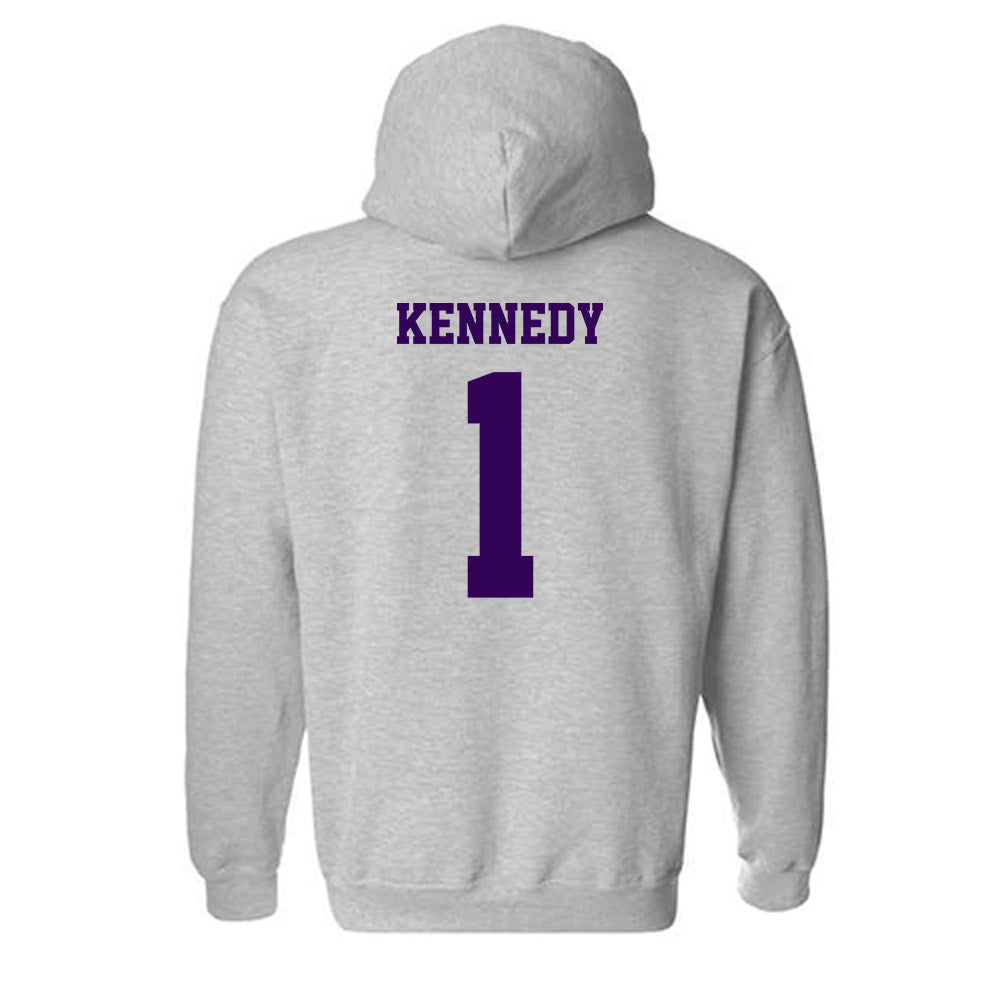 Kansas State - NCAA Baseball : Dee Kennedy - Sports Shersey Hooded Sweatshirt-1