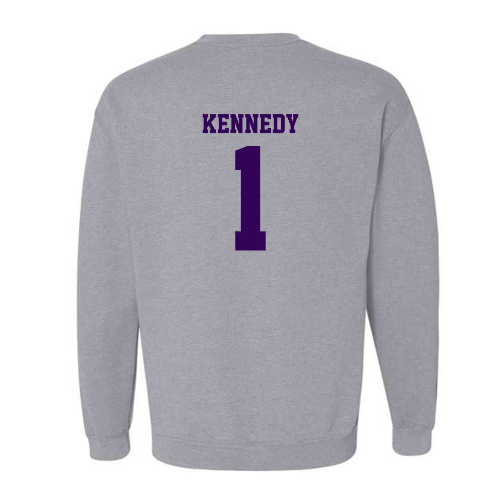 Kansas State - NCAA Baseball : Dee Kennedy - Sports Shersey Crewneck Sweatshirt-1