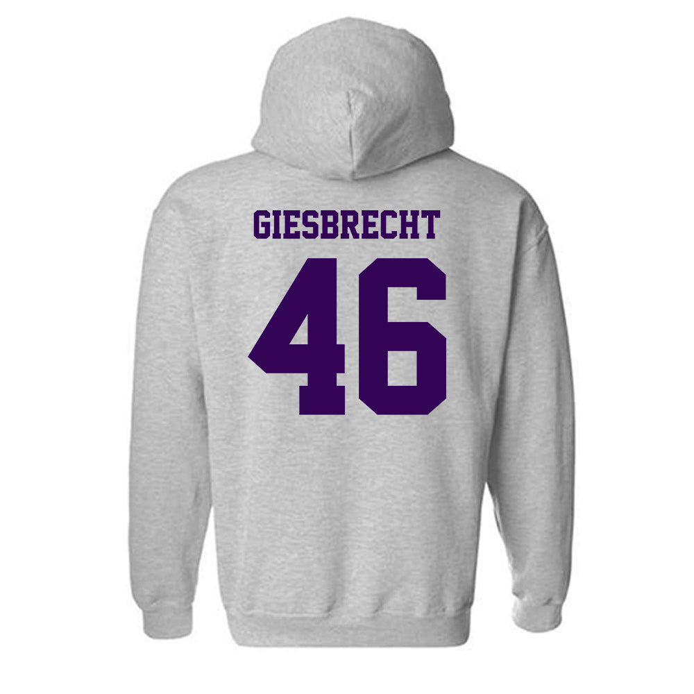 Kansas State - NCAA Baseball : Ethan Giesbrecht - Sports Shersey Hooded Sweatshirt-1