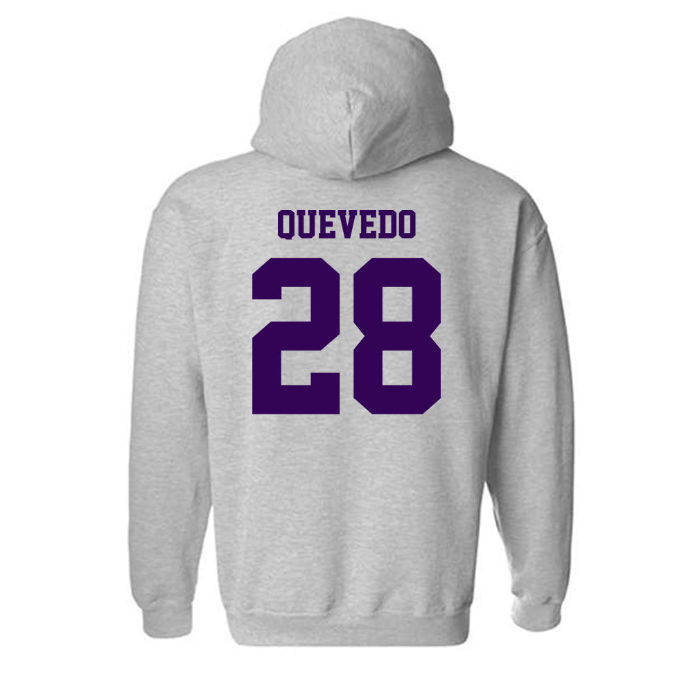 Kansas State - NCAA Baseball : Michael Quevedo - Sports Shersey Hooded Sweatshirt-1