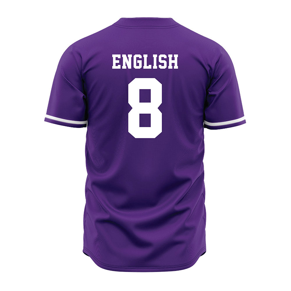 Kansas State - NCAA Baseball : Nick English - Purple Jersey