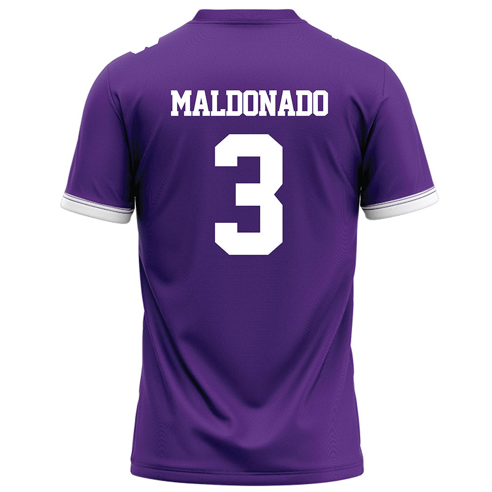 Kansas State - NCAA Football : Gunner Maldonado - Purple Football Jersey-1