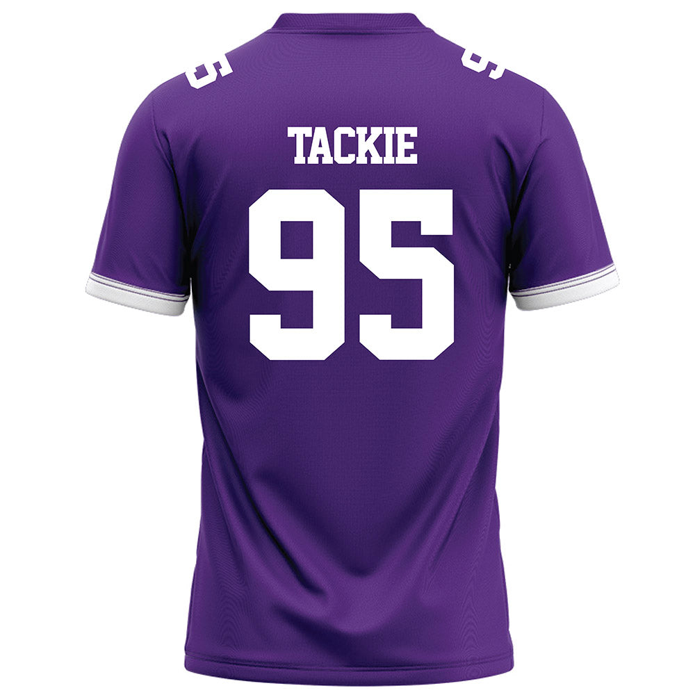 Kansas State - NCAA Football : Patrick Tackie - Purple Football Jersey-1
