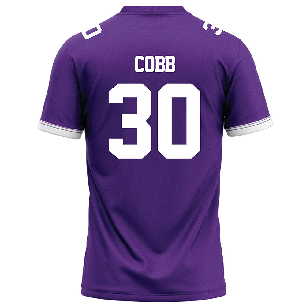 Kansas State - NCAA Football : Teagan Cobb - Purple Football Jersey