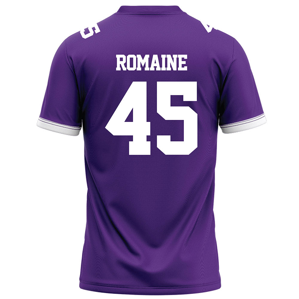 Kansas State - NCAA Football : Austin Romaine - Purple Football Jersey