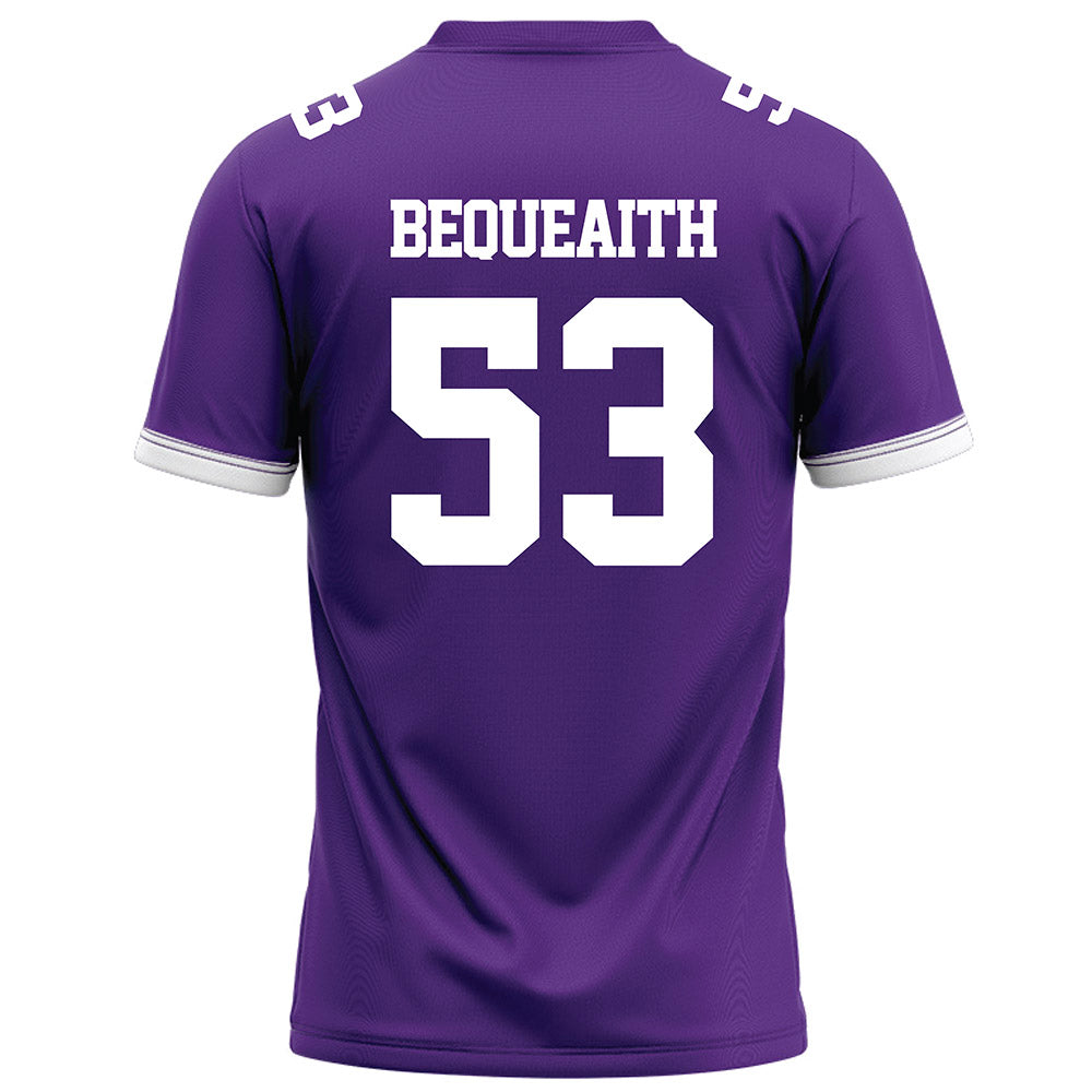 Kansas State - NCAA Football : Drake Bequeaith - Purple Football Jersey