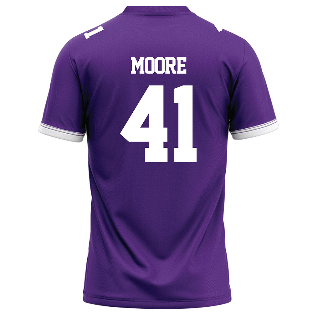 Kansas State - NCAA Football : Ashton Moore - Purple Football Jersey-1