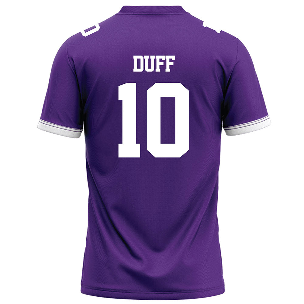 Kansas State - NCAA Football : Dillon Duff - Purple Football Jersey-1