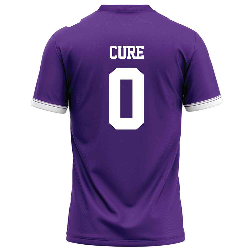 Kansas State - NCAA Football : Linkon Cure - Purple Football Jersey-1