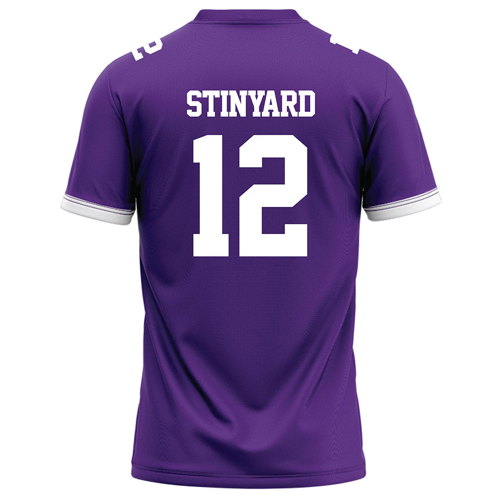 Kansas State - NCAA Football : Serious Stinyard - Purple Football Jersey-1