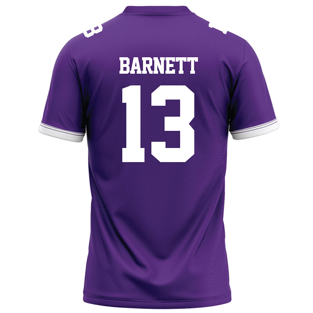 Kansas State - NCAA Football : Blake Barnett - Purple Football Jersey-1