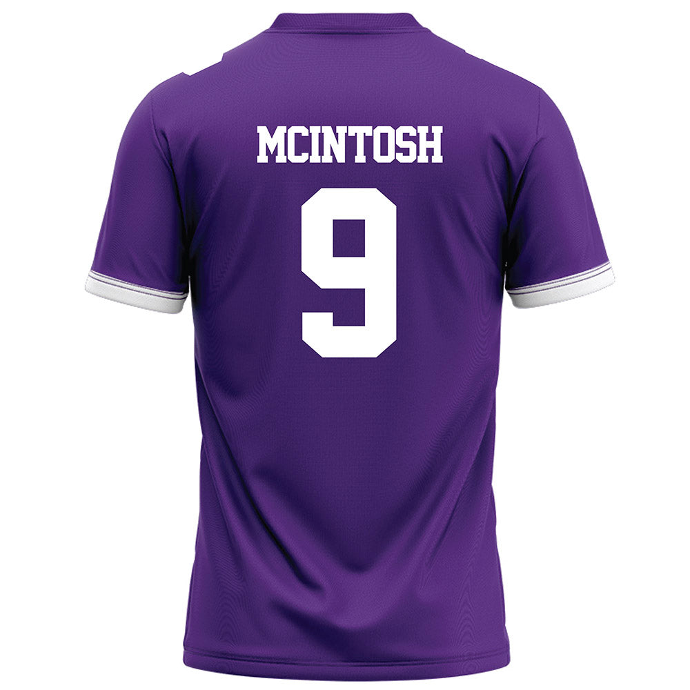 Kansas State - NCAA Football : Donovan McIntosh - Purple Football Jersey