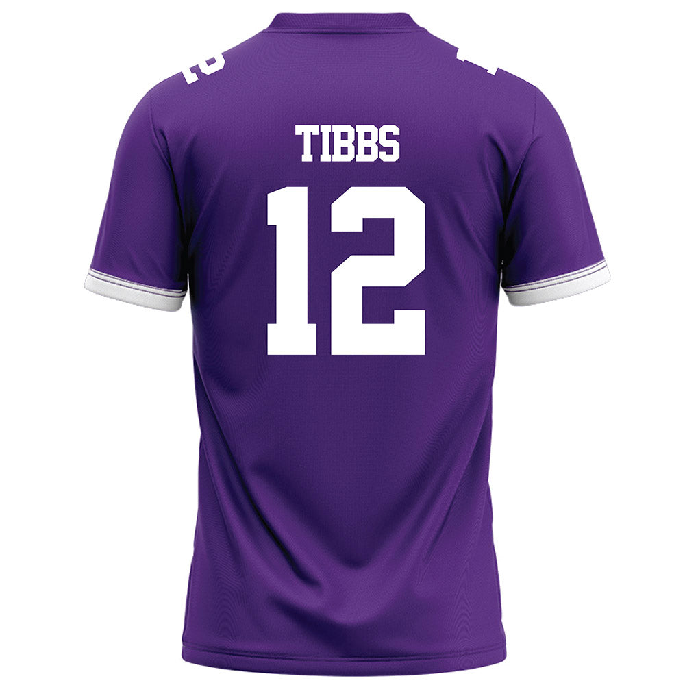 Kansas State - NCAA Football : Jaron Tibbs - Purple Football Jersey-1